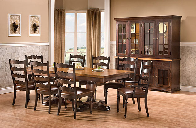 Salle &agrave; d&icirc;ner champ&ecirc;tre