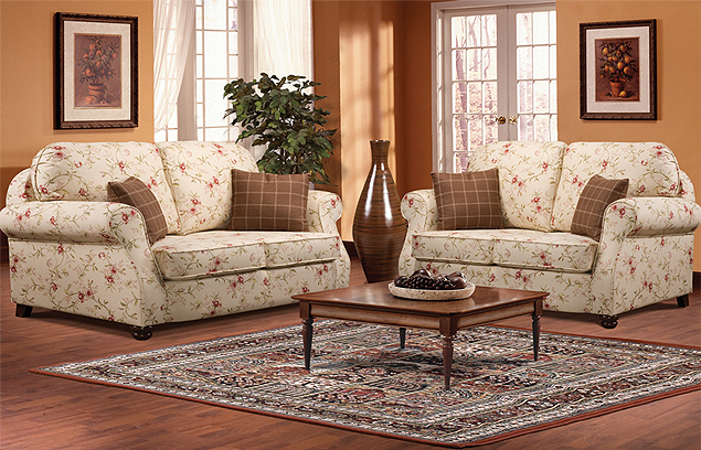 Sofa-causeuse champ&ecirc;tre